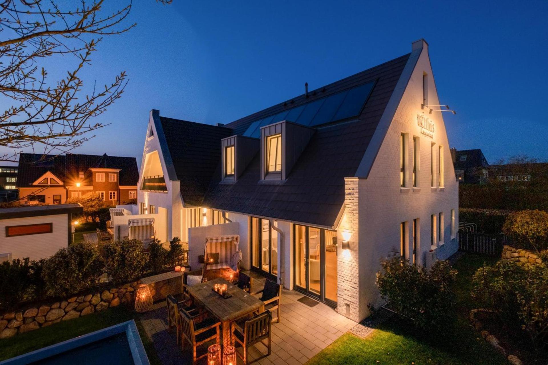 Ferienhaus Witthues - Domizil Silbermoewe - Exklusiv, Strand- Und Zentrumsnah Вестерланд Экстерьер фото